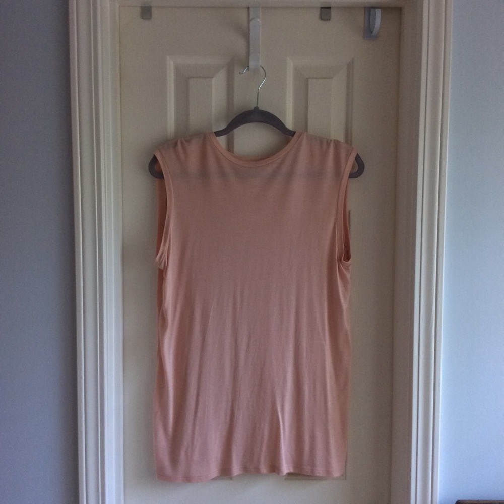 Light pink cut-off top